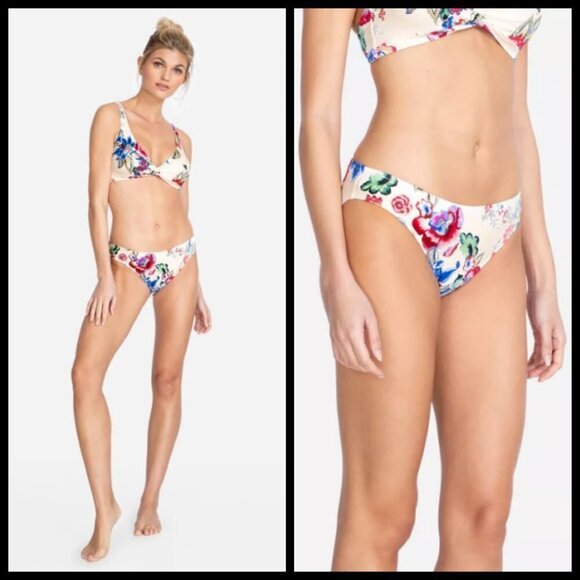💕JOHNNY WAS💕 Maya Hipster Bikini Bottoms ~ Multi-Color Floral Print XL - Picture 10 of 14